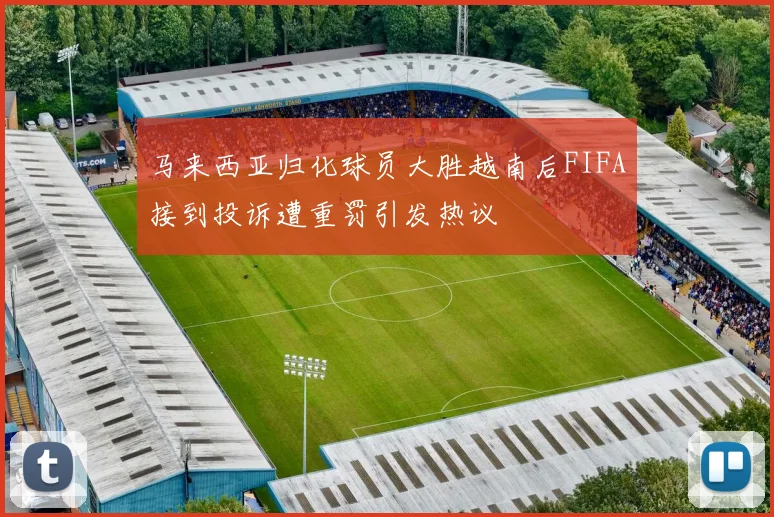 马来西亚归化球员大胜越南后FIFA接到投诉遭重罚引发热议